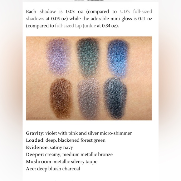 NIB Urban Decay The Dangerous Palette - Picture 10 of 11